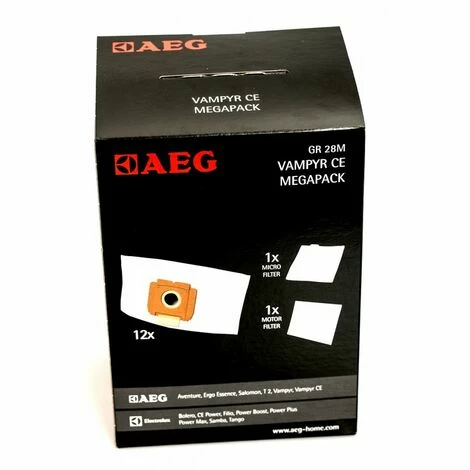 AEG Staubsaugerbeutel, Staubbeutel GR28S GR28M Megapack für Vampyr 5000 / CE, Ergo Essence AE 45... - 900167014 Bestpreis ???? AEG Staubsaugerbeutel, Staubbeutel GR28S GR28M Megapack Für Vampyr 5000 / CE, Ergo Essence AE 45... - 900167014 ???? -AEG Shop 13117131 1