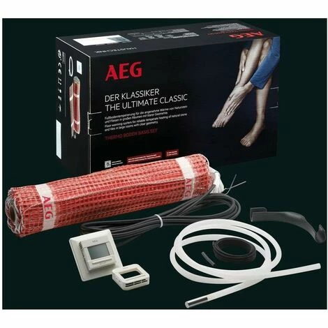 AEG Fußbodentemperierung 160W/qm 160W 1qm 1Kaltl 230V 80W/m mit Trägermatte TBSTB50SET160/1 Beste Bewertungen von ???? AEG Fußbodentemperierung 160W/qm 160W 1qm 1Kaltl 230V 80W/m Mit Trägermatte TBSTB50SET160/1 ???? -AEG Shop 33294864 1