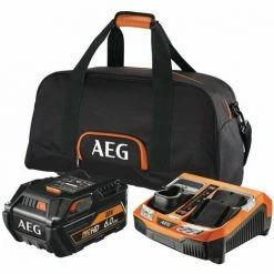 Billig ???? AEG - Pack Pro Lithium 6.0 Ah 18 V Avec Sac De Transport - SETL1860RHDBLK ????