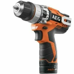 Brandneu ❤️ AEG Akku-Kompakt-Schlagbohrschrauber Mit Akkus Und Ladegerät BSB12C2 LI-202B ⌛