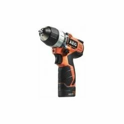 Bester Verkauf ???? AEG 4935448464 BS12C2 LI-152B Akku-Kompakt-Bohrschrauber, 18 W, 12 V, Schwarz, Orange ????