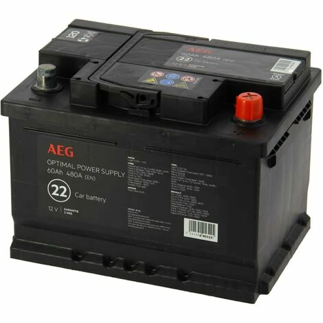 AEG BAT 22 60AH 540A - L2B Bester Verkauf ???? AEG BAT 22 60AH 540A - L2B ???? -AEG Shop 70536562 1